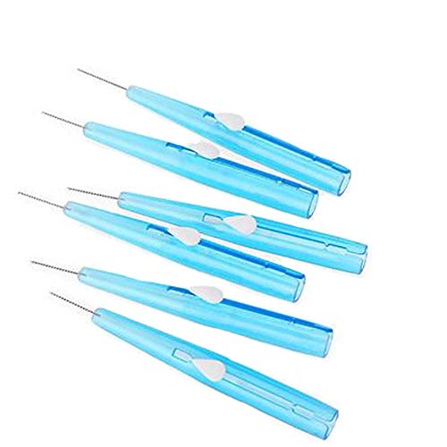 60Pcs Push-Pull Interdental Brush 0.7 MM Dental Tooth Pick Interdental Cleaners Orthodontic Wire Toothpick Toothbrush Oral Care (Pack of 2) 1 Count (Pack of 2)