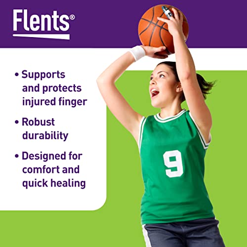 Flents Finger Splint, Two Sided Insty Splint, Medium, Supports & Protects Injured Finger (Pack of 3) Medium (Pack of 3) Curved Insty Splint