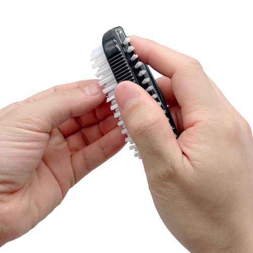 Nail Brush for Cleaning Fingernails Two Sided Hand Fingernail Scrub Brush Soft Stiff Bristles Nail Scrubber Brushes for men women kids,4 PCS