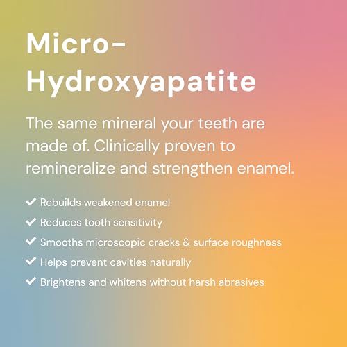 Bliss Energetics Fluoride Free Remineralizing Herbal Toothpaste - Hydroxyapatite, Coconut Oil, Castor Oil, Shilajit and Turmeric - 2oz Plain - Non-Abrasive