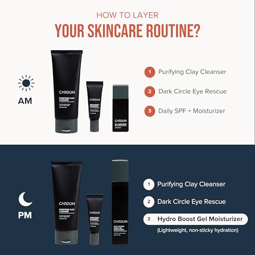 Cardon | Anti-Aging Face Moisturizer for Men | Korean Skincare Facial Lotion | Hydro Boost Gel | Healing Cactus Extract, Reduce Wrinkles, Repair Acne Scars | Ultra Light Face Cream (1 CT) Anti Aging Moisturizer 1.7 Fl Oz (Pack of 1)