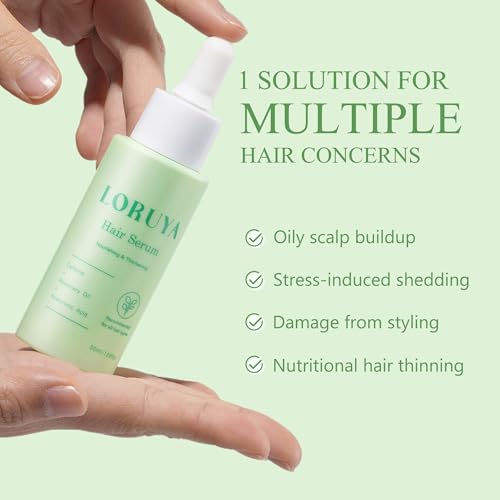 Scalp Serum for Women w/Biotin & Caffeine to Promote Fuller-Looking Hair 1.69 Fl Oz (Pack of 2)