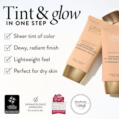 LAURA GELLER Quench-n-Tint Tinted Moisturizer, Hydrating - Medium 04 Medium