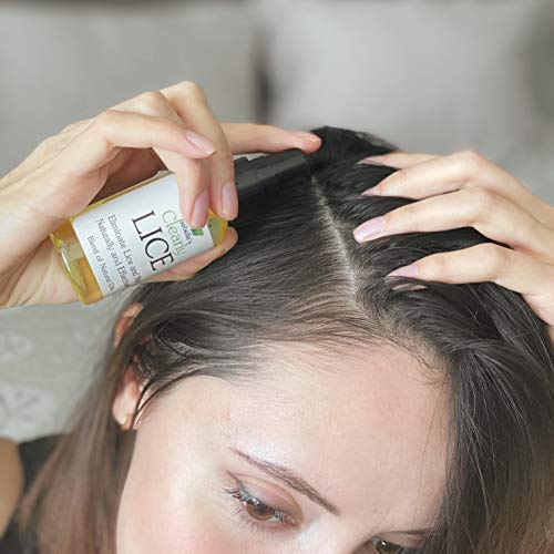 Isabella's Clearly LICE Essential Oil Blend for Hair and Scalp | Natural Care for a Clear and Happy Head with Rosemary, Tea Tree, Cedarwood | No Toxins or Chemicals | Metal Nit Comb Included 2 Ounce
