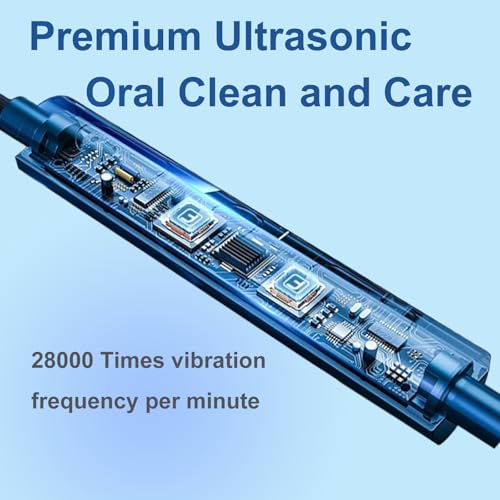 Electric Ultrasonic U-Shaped Toothbrush for Adults 360 Degree Deep Clean