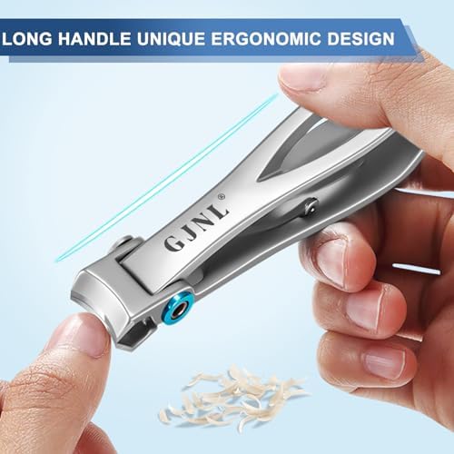 Toenail Clippers for Thick Nails for Seniors, 3-Pack Sliver 4pcs