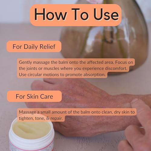 Vitality Extracts Helichrysum Balm - 2oz, Helichrysum Gymnocephalum, Beeswax, Almond Oil, Ultra-Moisturizing, Skin Healing, Full Body Hydration 2 Ounce (Pack of 1)