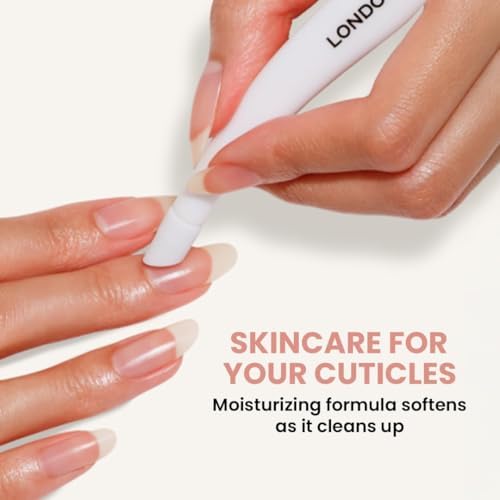 LONDONTOWN Fresh Glow Cuticle Remover - Instant Cuticle Remover Liquid - No Tool or Cutting Moisturizing Softening Nail Care for Dry, Damaged Cuticles, .40fl oz Original (0.4 fl oz) - BeesActive Australia