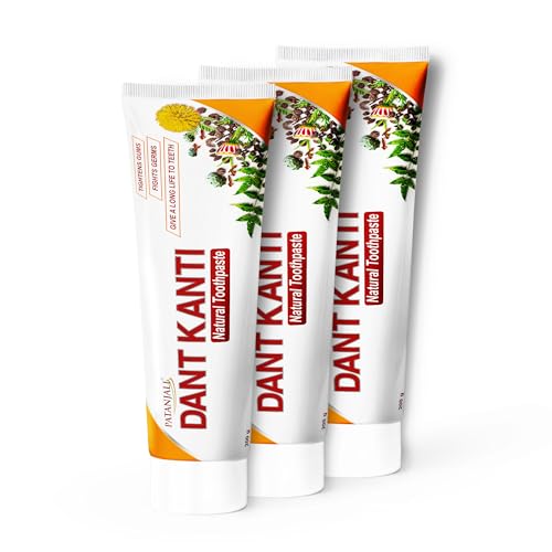 Patanjali Dant Kanti Natural Big Saver Pack 200g+200g+200g - Save 55/-