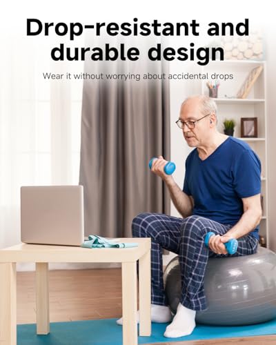 Dual-mode USB fast charging for this hearing amplifier delivers 40 hours of ultra-long battery life, letting you fully bid farewell to battery anxiety Blue A