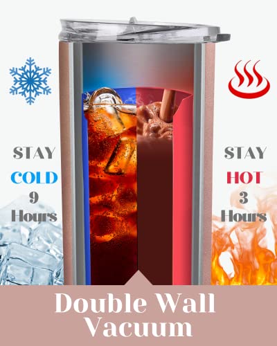 Onebttl Occupational Therapist Gifts for Women, Appreciation Gifts for OT on World Occupational Therapy Day, Birthday and Christmas, 20 oz Insulated Stainless Steel Tumbler-OT Adds Life to Days