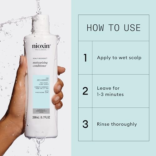 Nioxin Scalp Recovery Moisturizing Conditioner | For Itchy, Flaky Scalp 6.76 Fl Oz (Pack of 1)