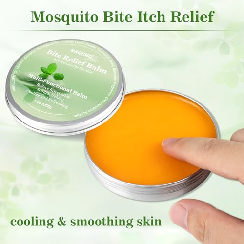 Mosquito Bite Itch Relief Cream 1.98oz Anti Itch Bug Insect After Bite Treatment Cream Travel Sting Sunburn Heat Rash Skin Cooling Stop Itching Balm Summer Camping Hiking Travel Essentials 1.98 Ounce (Pack of 1)