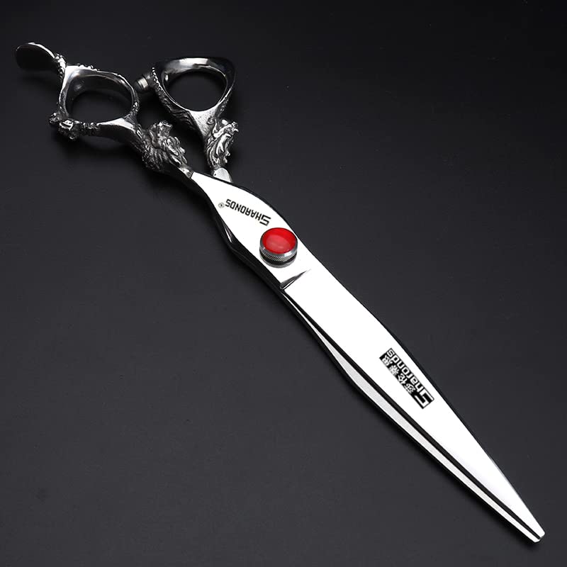 7" 7.5" 8"9" Professional Hairdressing Scissors Barber Salon Hair Cutting Dragon Shears (Large). (8 inch) 8 Inch