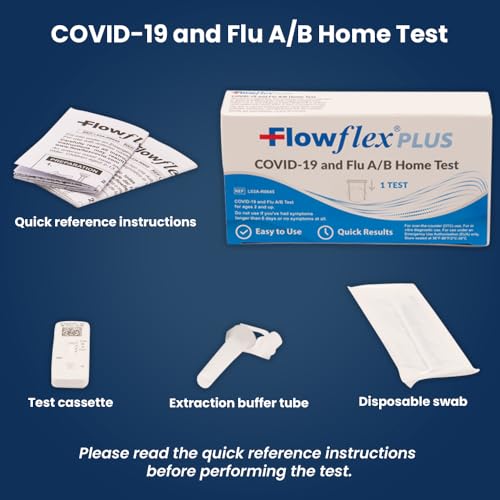 Flowflex COVID & Flu Home Test (2 Tests) 1 Pack, 2 Tests