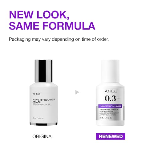 Anua Retinol Serum for Smooth & Renewed Texture, 1.01 fl oz