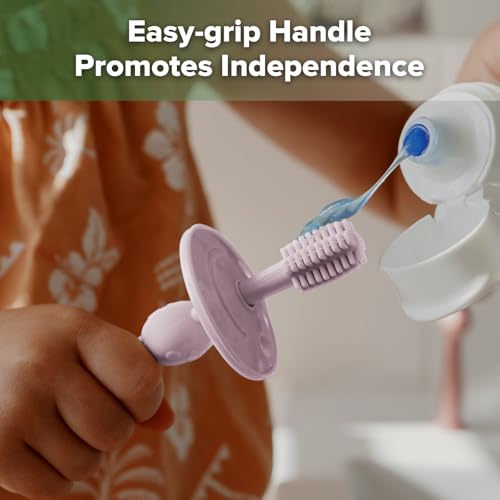 haakaa Baby Nail Trimmer -Lavender & haakaa 360° Baby Toothbrush -Lavender