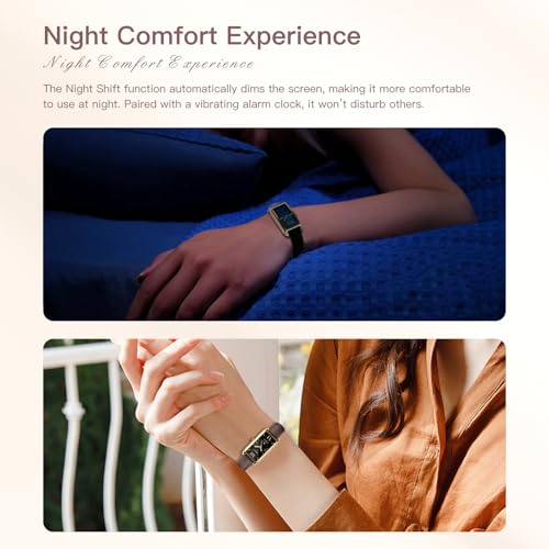 Fitness Trackers for Women Dainty Smart Watch Fitness Watch with Multiple Sport Modes Sleep Monitoring Heart Rate Monitor Step Counter Female Health for Android iOS gold-blue