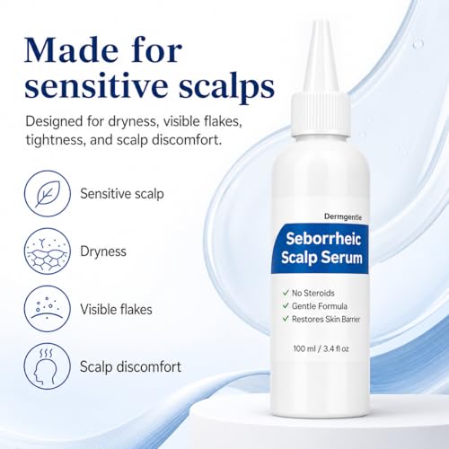 Seborrheic Scalp Serum 8X FAST ACTING - Soothing Redness Dermatitis - Fast-Acting Ointment for Scalp Face Chest and Body for Men and Women 1 Pack