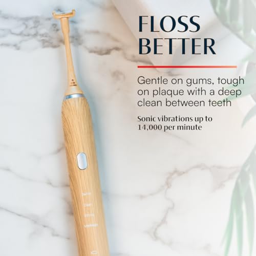 Better & Better Bamboo Sonic Electric Flosser Refill Tips - 90 Pack | Replaceable Bamboo Flossing Tips for Deep, Gentle Cleaning | Plant-Based, Gum-Friendly & Plaque-Removing Oral Care 90 Count (Pack of 1)
