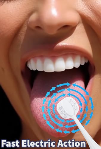 Tongue Brush Heads for Philips Sonicare Electric Toothbrush, Tongue Scraper Refills for Fresh Breath, Fits 4100/5100/6100/9023, Not Essence, E Series or One 8-Pack 1 Count (Pack of 8)