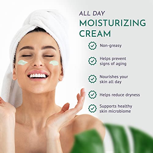 The Best Plant-Based Organic Moisturizer – Ayurvedic, Vegan, pH-Balanced Face & Body Lotion. Microbiome-Friendly, Non-Greasy, Deep Hydration for Radiant Skin. Perfect for Women & Men, Day & Night.