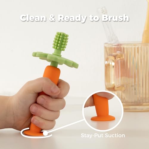 Papablic Baby Toothbrush Teether and Sonic Electric Toothbrush