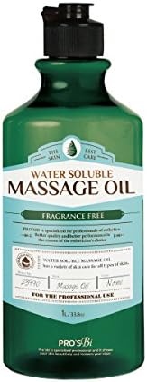 Prozubi Water Soluble Massage Oil Unscented 3.3 fl oz (1 L) Body Massage Oil, Water Soluble Aroma Oil Water Soluble Aroma Massage Oil, Mineral Oil, Body, Unscented Commercial Use - BeesActive Australia