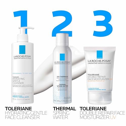 La Roche-Posay Toleriane Double Repair UV SPF 30 Face Moisturizer, 3.38oz