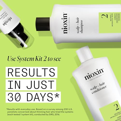 NIOXIN System 2 | Scalp Care | Shampoo | Hair Thickening | For Natural Hair 16.9 Ounce (Pack of 1)