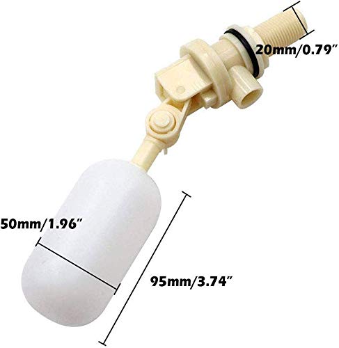 2 Pack Float Valve Stable Water Float Valve Shut Off 1/2" Stainless Steel Automatic Waterer Bowl Fill Feed Water Trough Horse Cattle Sheep Pig Dog Water Float Valve 2 Float Valve - BeesActive Australia