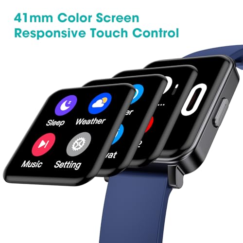 Pedometer Watch Senior Friendly No App No Phone Required, Step Counter Light Blue