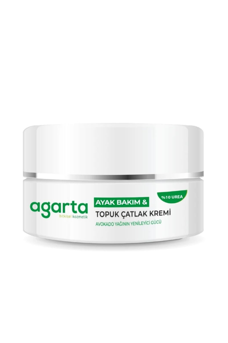 Agarta Foot & Heel Care Cream – Hydrating & Smoothing Moisturizer for Soft, Comfortable-Looking Feet, Daily Botanical Care, Vegan Formula – 3.38 fl oz - BeesActive Australia
