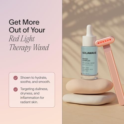 Solawave Renew Complex Red Light Therapy Activation Serum, 1 Oz (1-Pack) 1 Fl Oz (Pack of 1)