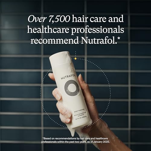 Nutrafol Shampoo, Cleanse and Hydrate Hair and Scalp, Improves Hair Volume, Strength and Texture, Physician-formulated for Thinning Hair, Color Safe, Sulfate Free 8.1 Fl Oz (Pack of 1)