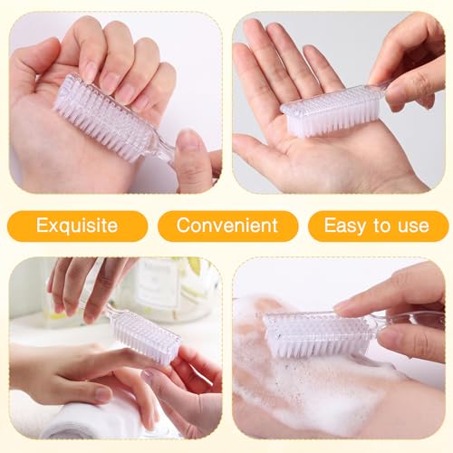 Patelai 12 Pcs Barber Clipper Brush Blade Trimmer Cleaning Brush for Fades Nail Neck Duster Manicure Salon(White) White