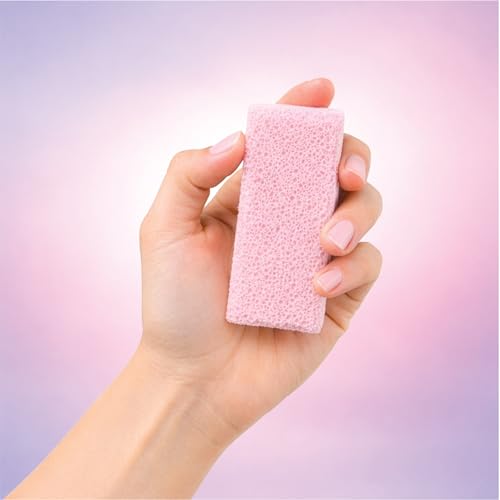 Onyx Professional Double Sided Pumice Stone, 2 Pack - 100% Siliglass Callus Remover for Feet, Elbows, Knees, Dead Skin, Heels, Hands, Foot File Scrubber Exfoliator, Pumice Stone for Feet 1 Count (Pack of 2)