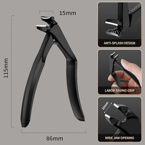 Long Handle Toenail Clippers for Seniors Curved Head Toe Nail Clippers for Thick Nails for Elderly