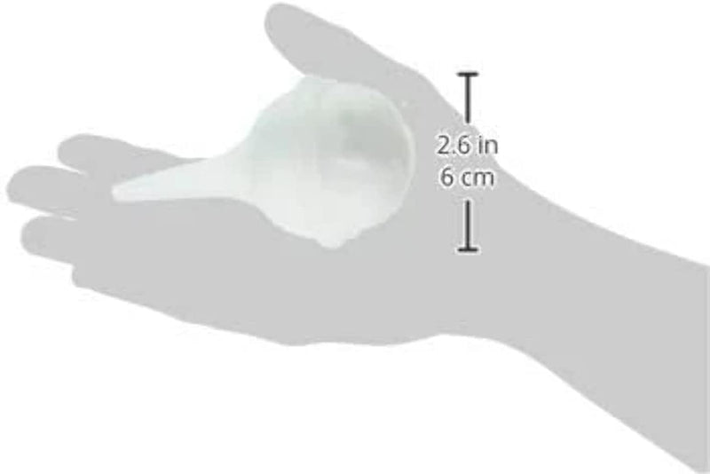 Innovo Hospital Grade Silicone Twister Bulb Baby Nasal Aspirator, Snot Sucker and Mucus Sucker, Non-Toxic Nasal Bulb, Cleanable and Reusable Ear Syringe Snowwhite