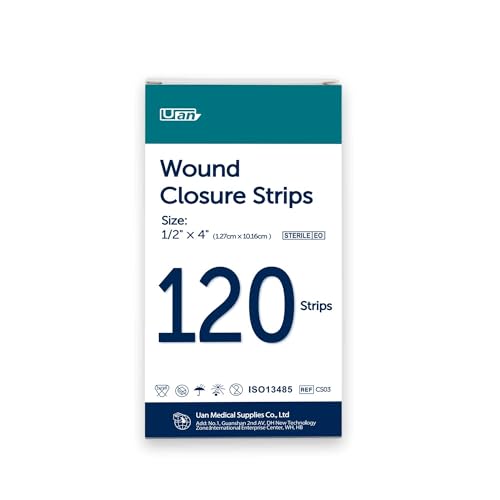 Sterile Reinforced Wound Closure Strips | 12x100mm | 20 Packs | 120 Strips