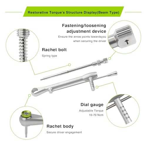 Universal Implant Driver Kit, Dental Implant Torque Wrench Kit