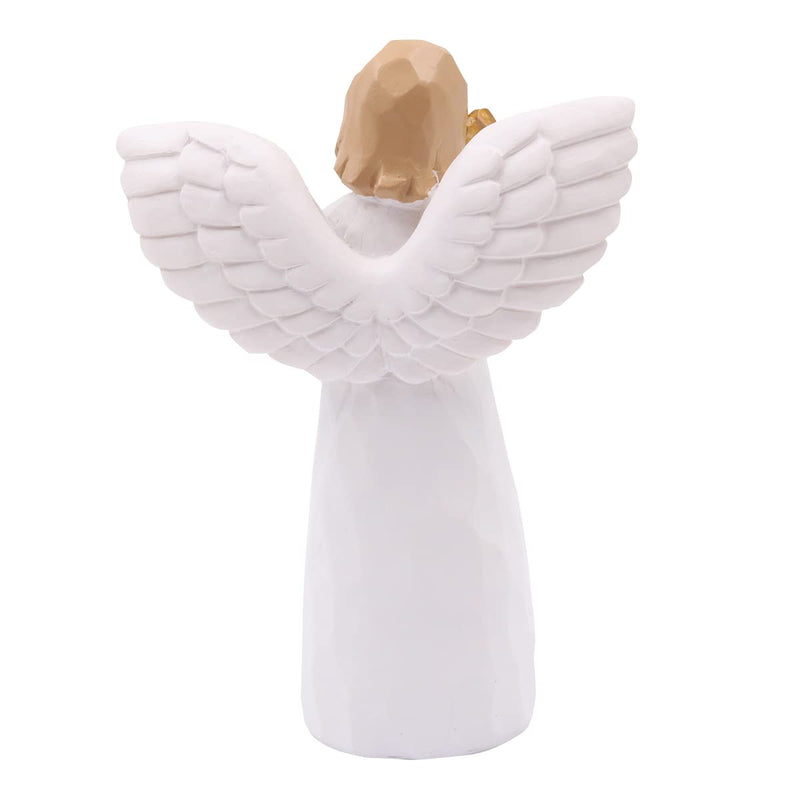 WANGCL Dog Memorial Gift Bereavement Gifts Hand Painted Sculpted Angel Figurine in Remembrance of Lost Dogs Pets Cats - BeesActive Australia