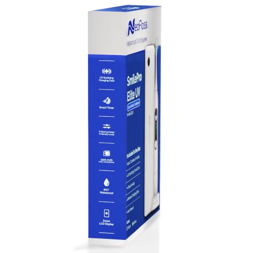 SmilePro Elite UV Sonic Electric Toothbrush, White