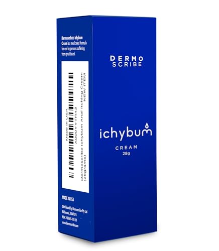 Dermoscribe Ichybum Hemorrhoid & Rectal Itch Relief Cream, 28g