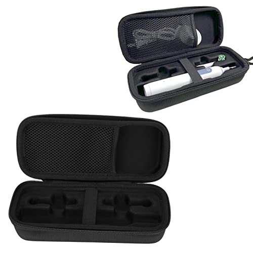 Toothbrush Travel Case, Electric Toothbrush Travel Case Compatible for Oral B Pro 1000 Pro 2000 Pro 3000 Pro 3500 Pro 1500, Toothbrush Hard Travel Case Carrying Bag