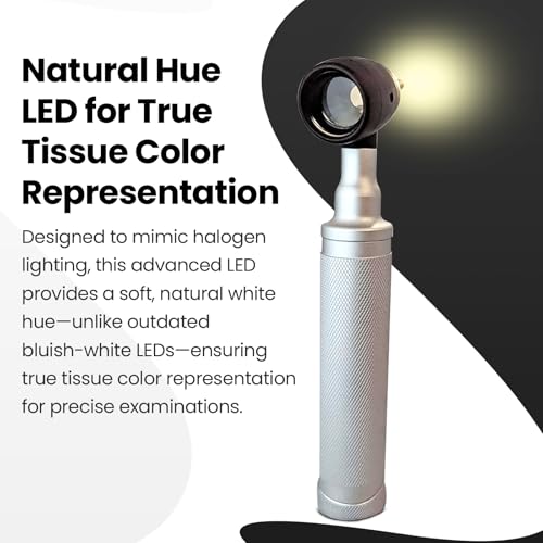 5th Gen Dr Mom Professional Otoscope - Full-Size with Our Largest Lens, Complete with Batteries and Hard Travel Case 1 Count (Pack of 1)