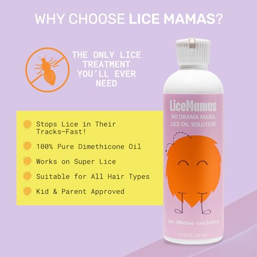 Oil Treatment, Dimethicone Lice Formula, Fast Lice Removal Kids