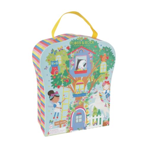 Floss & Rock 43P6364 Rainbow Fairy Play Box with Wooden Pieces