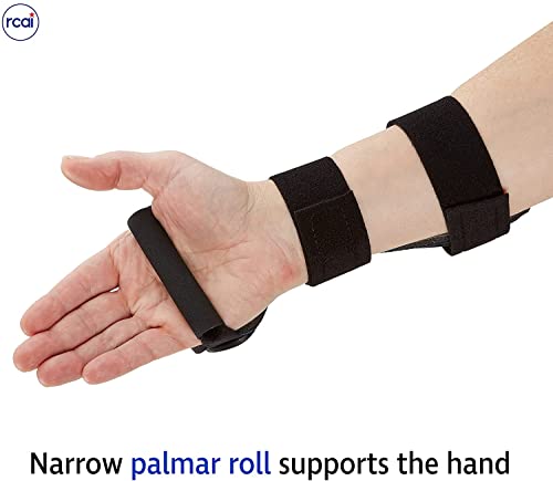 Dorsal Wrist Splint Brace for Carpal Tunnel Relief, Arthritis, Tendinitis, & Sprains | Lightweight, Adjustable, Moisture-wicking |for Men & Women | Medical Grade & Made in USA (Left, X-Large) Left Black