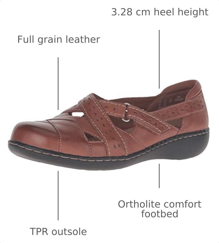 Clarks Women's Ashland Spin Q 9 Narrow Tan